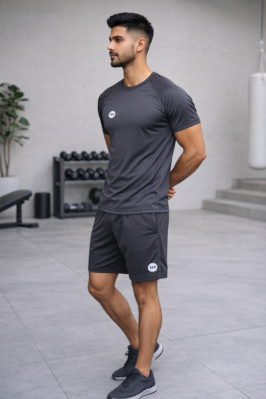 Charcoal - Dri-fit Set